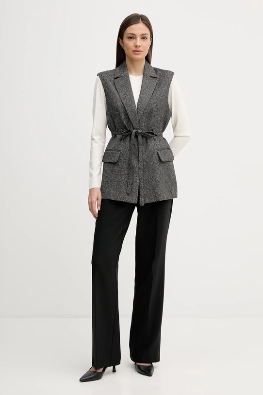 Sisley kamizelka 25FALJ011 czarny SS26