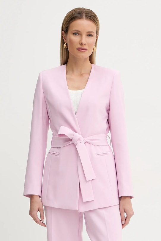 Fracomina marynarka tkanina różowy FY26SJ3011W42901