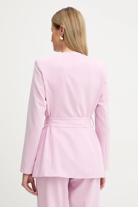 Odzież Fracomina marynarka FY26SJ3011W42901 różowy