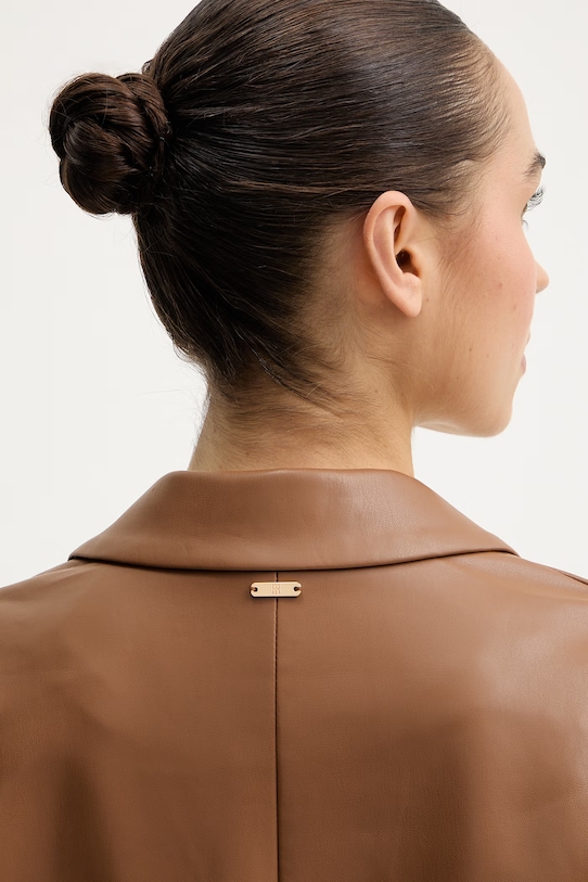 Fracomina marynarka FR26SJ3009P41101 brązowy