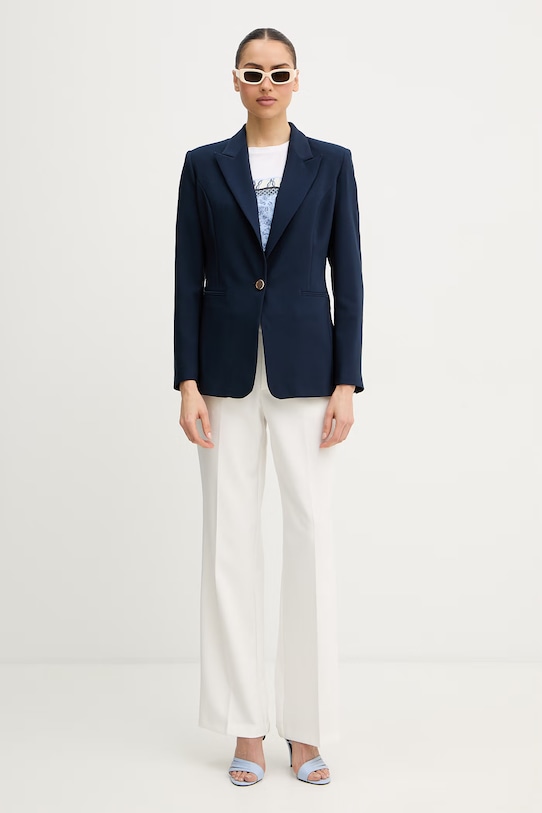 Fracomina marynarka FR26SJ2001W42901 granatowy SS26