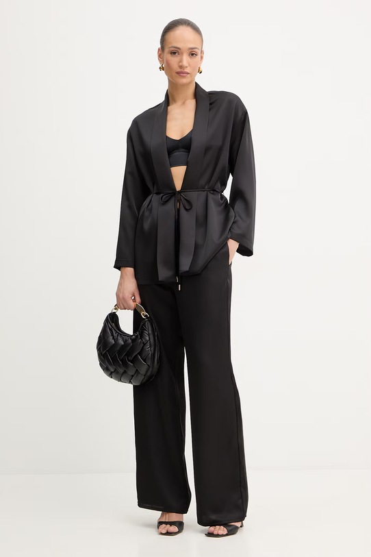 Fracomina marynarka FJ26SJ3001W47001 czarny SS26