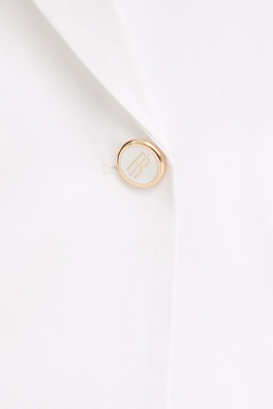 Fracomina kamizelka z dodatkiem lnu FS26SJ1001W62201 biały