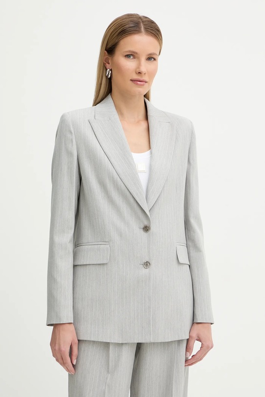 Fracomina marynarka drobny wzór szary FS26SJ3002W587Q7