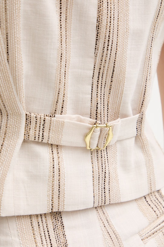 Fracomina kamizelka FS26SJ5002W840N8 beżowy