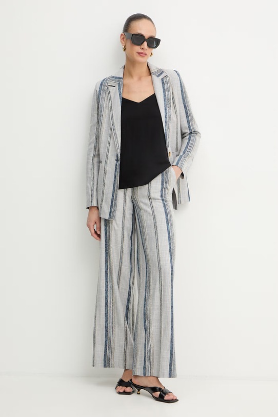 Fracomina marynarka FS26SJ2003W840N8 szary SS26