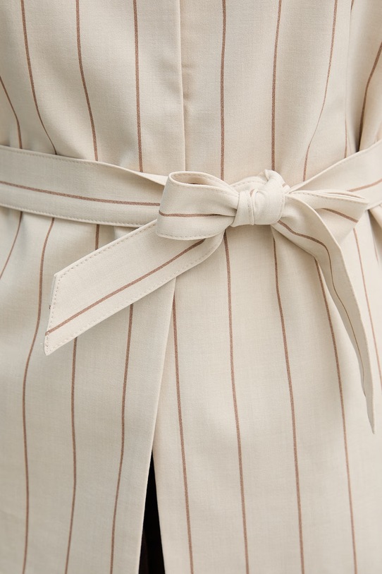 United Colors of Benetton kamizelka damska 26Q2DJ015 beżowy