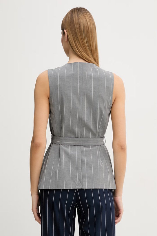 Odzież United Colors of Benetton kamizelka damska 26Q2DJ015 szary