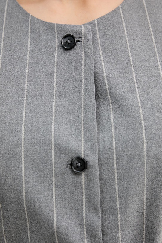 United Colors of Benetton kamizelka damska 26Q2DJ015 szary