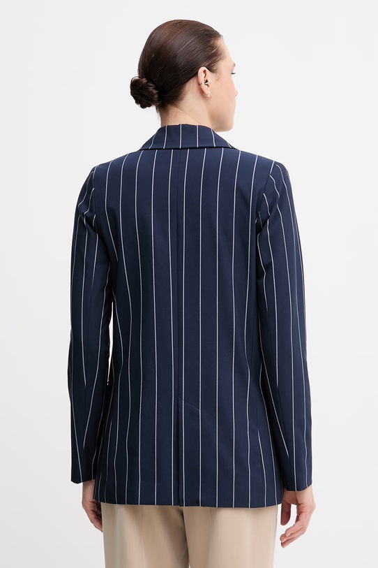 Odzież United Colors of Benetton marynarka dwurzędowa damska z wiskozą 26Q2DW03L granatowy