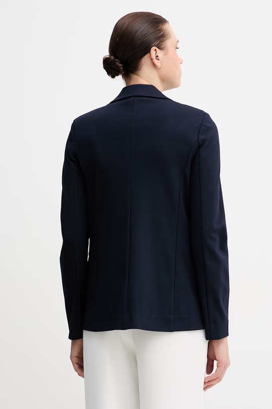 Abbigliamento United Colors of Benetton giacca monopetto da donna con viscosa 27CKDW03K blu navy