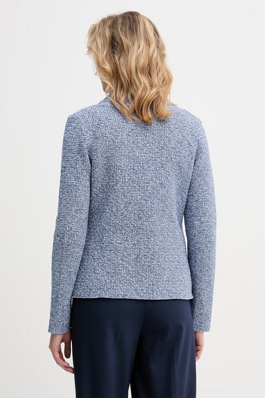 Ρούχα United Colors of Benetton μονόπετο σακάκι Γυναικείο βαμβακερό 1TWSD605I μπλε