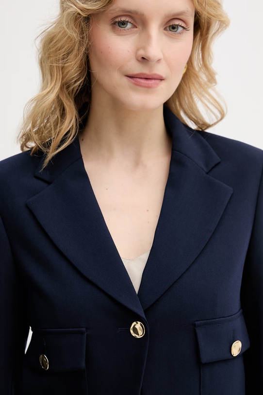 United Colors of Benetton marynarka jednorzędowa damska granatowy 243XDW03M