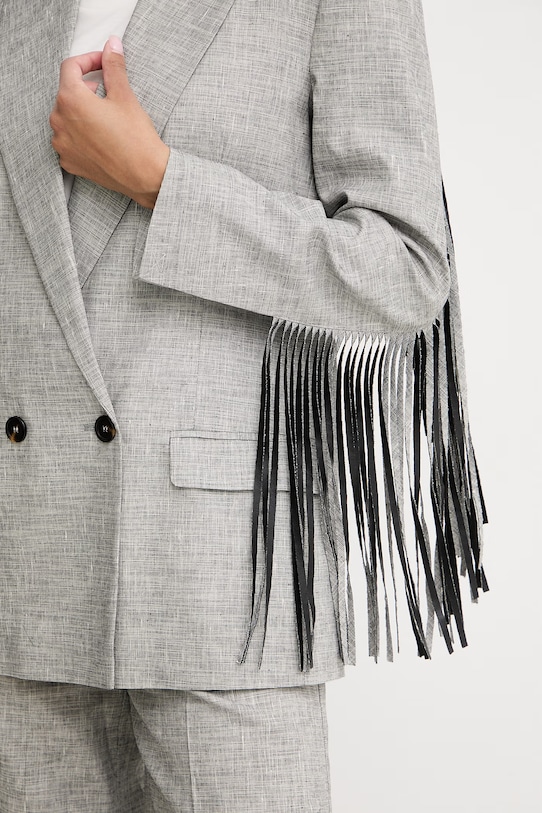 Pinko σταυρωτό σακάκι γυναικείο με λινό 106925.A3AS