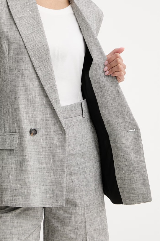 Pinko σταυρωτό σακάκι γυναικείο με λινό 106925.A3AS