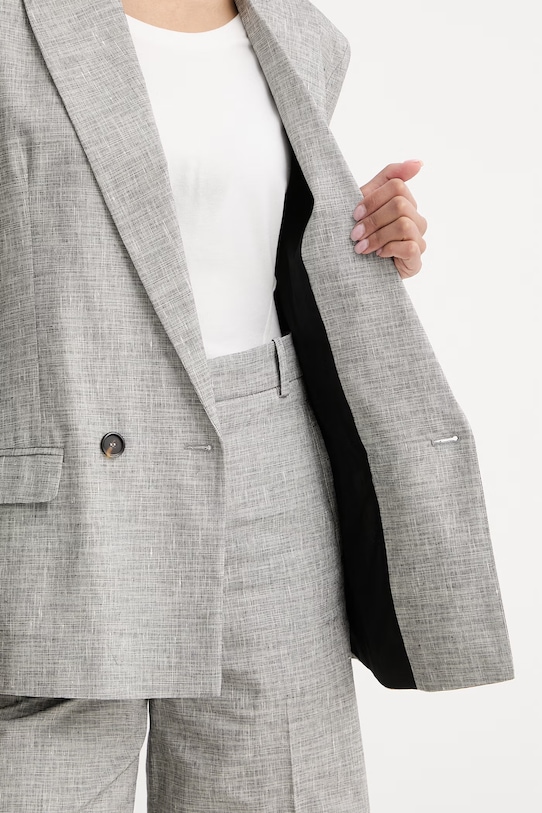 Pinko σταυρωτό σακάκι γυναικείο με λινό 106925.A3AS