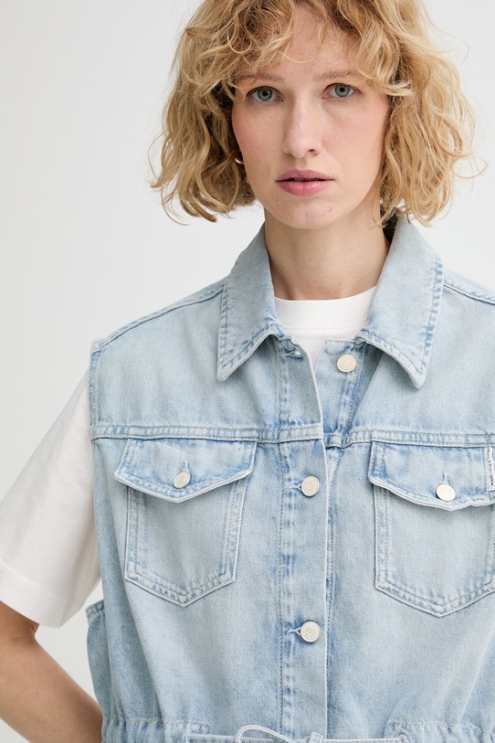 Marc O'Polo bezrękawnik damski jeansowy niebieski 5000008039