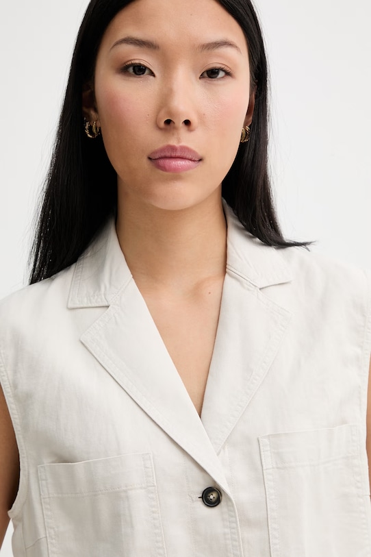 Marc O'Polo vesta dámská s lyocellem béžová 5000013110