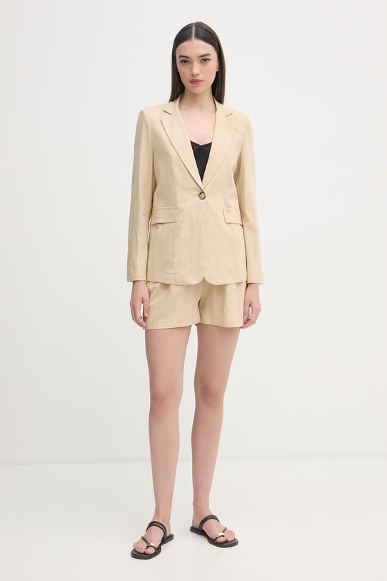 Gaudi marynarka damska 611BD35023 beżowy SS26