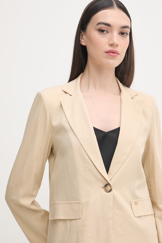 Gaudi marynarka damska beżowy 611BD35023