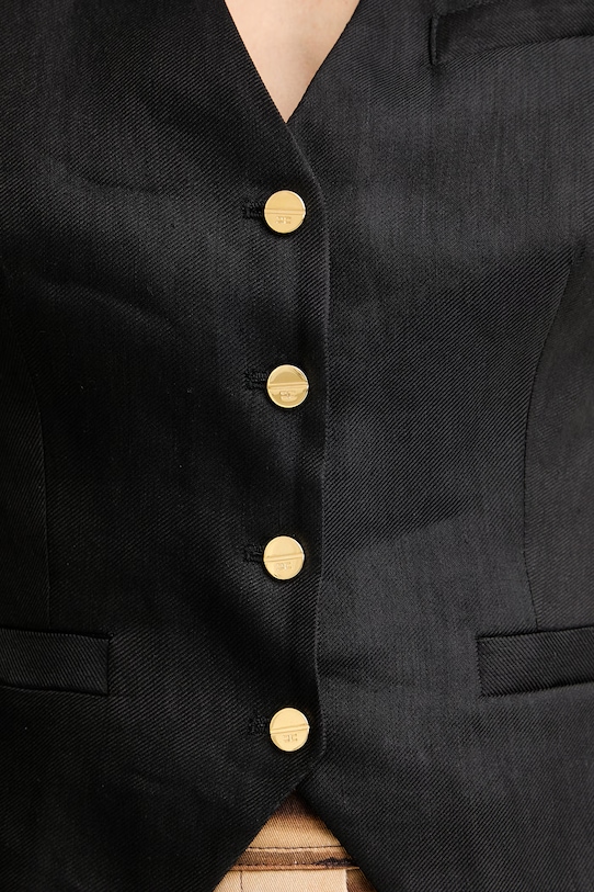 Elisabetta Franchi γιλέκο γυναικείο με λινό GL00862E2