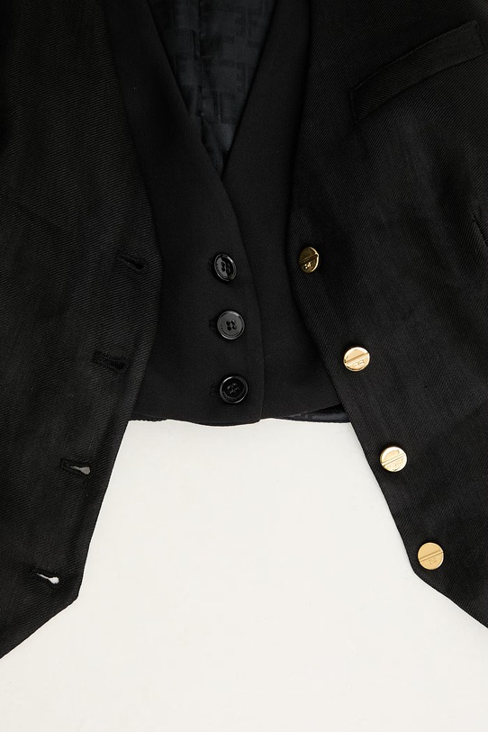 Elisabetta Franchi γιλέκο γυναικείο με λινό GL00862E2