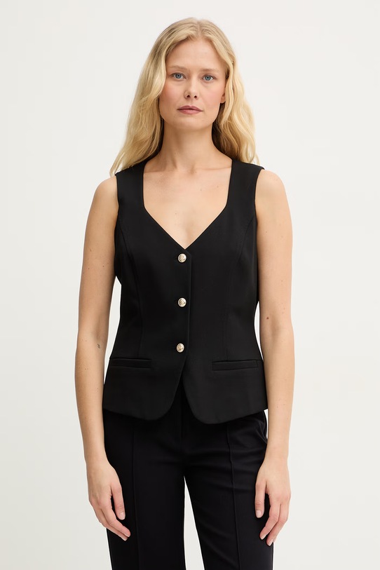 Guess жилет для женщин чёрный W6GH49.W1895