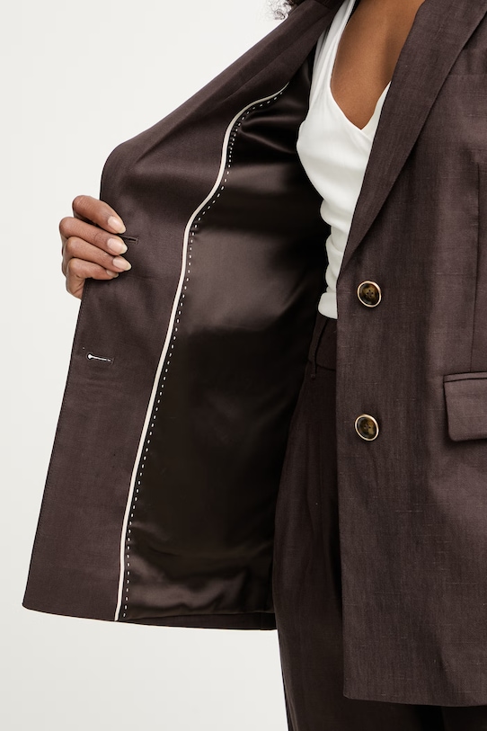 Guess однобортний піджак жіночий з додаванням льону CARLA W6GN19.W2838