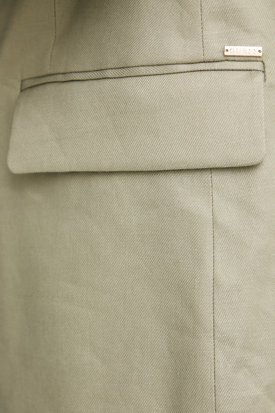 Guess giacca monpetto da donna con misto lino CARLA W6GN19.W2838 verde