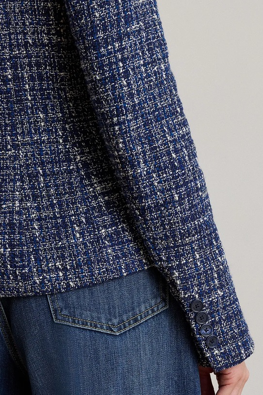 Lauren Ralph Lauren żakiet damski z bawełny 200P09009 niebieski