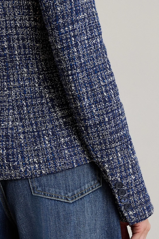 Lauren Ralph Lauren żakiet damski z bawełny 200P09009 niebieski