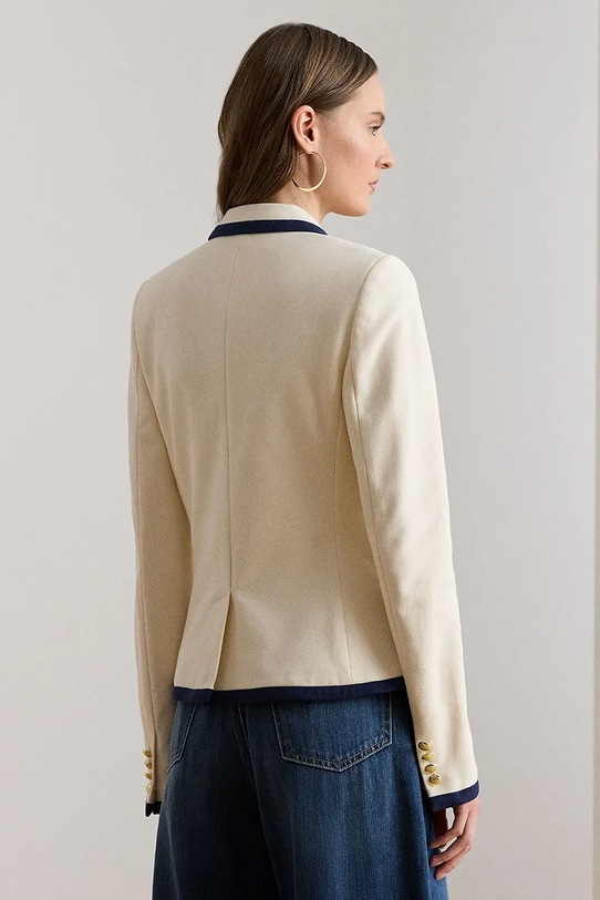 Lauren Ralph Lauren піджак жіночий бавовняний 200P09081 бежевий SS26