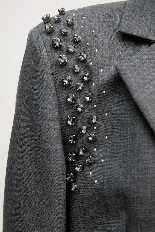 Bunda s prímesou vlny MAX&Co. MCOAFFINE sivá 2616041071200