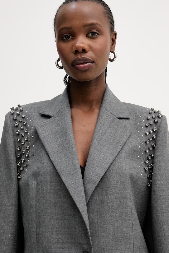 Bunda s prímesou vlny MAX&Co. MCOAFFINE 2616041071200 sivá