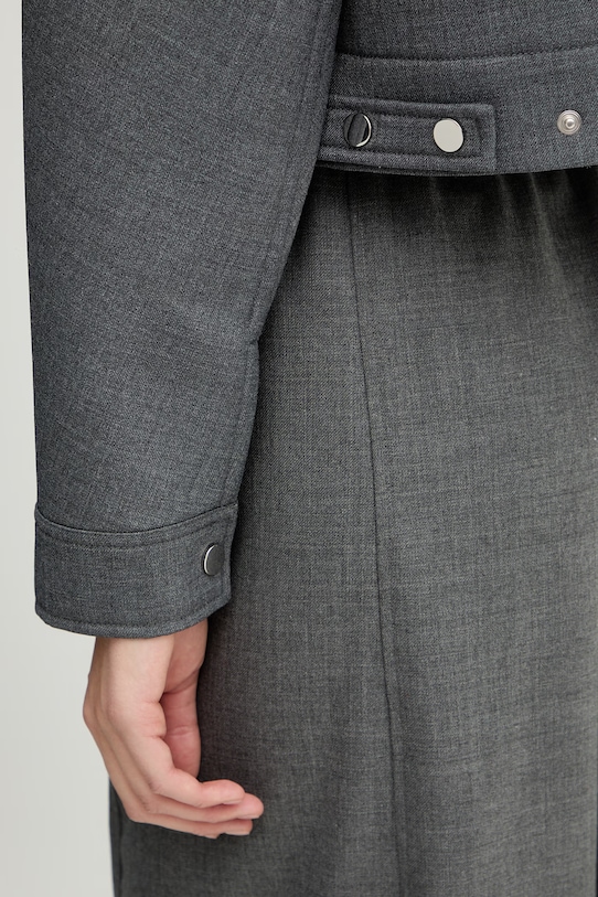 Bunda s příměsí vlny MAX&Co. MCODISCHI 2616911011200 šedá