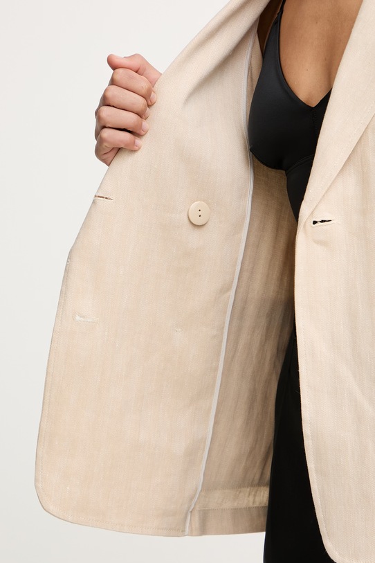 Max&Co. двобортний піджак жіночий з льоном MCOGRADO 2616041034200