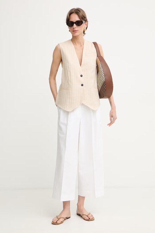 Max&Co. жилет для женщин со льном MCOCANZONE 2616151014200 бежевый SS26