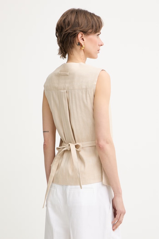 Одежда Max&Co. жилет для женщин со льном MCOCANZONE 2616151014200 бежевый