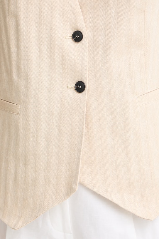 Max&Co. жилет для женщин со льном MCOCANZONE 2616151014200 бежевый