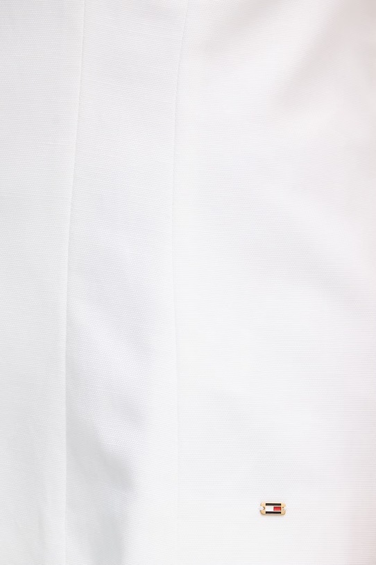 Tommy Hilfiger kamizelka jednorzędowa damska z lnem WW0WW49765 beżowy