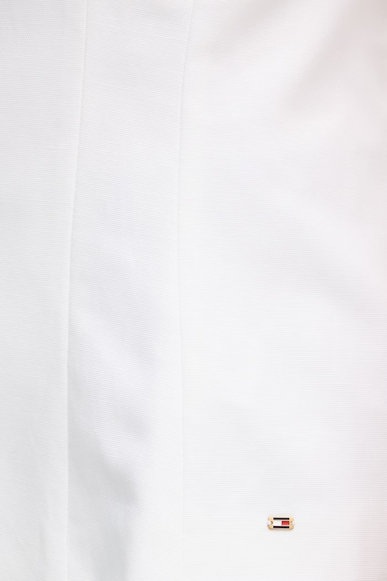 Tommy Hilfiger kamizelka jednorzędowa damska z lnem WW0WW49765 beżowy