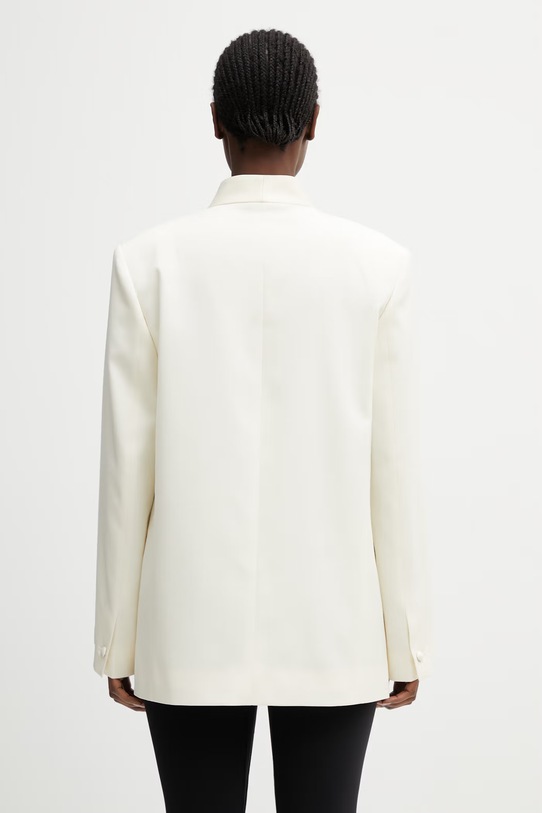 Odzież Kenzo Blazer / Gilet marynarka wełniana damska FG52VE2839TF beżowy