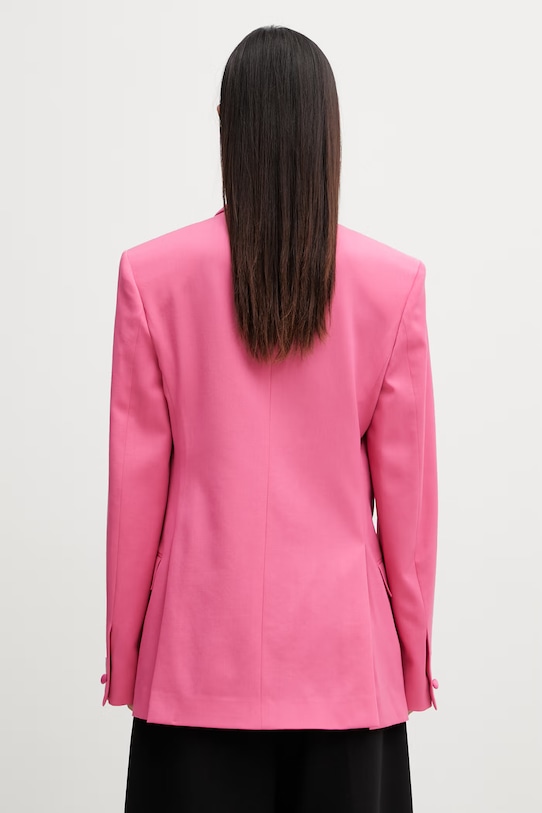 Oblečenie Kenzo Blazer / Gilet oblekové sako vlnené dámske FG52VE2859TF ružová