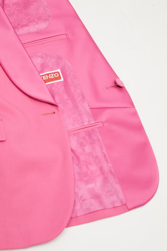 Kenzo Blazer / Gilet oblekové sako vlnené dámske FG52VE2859TF ružová