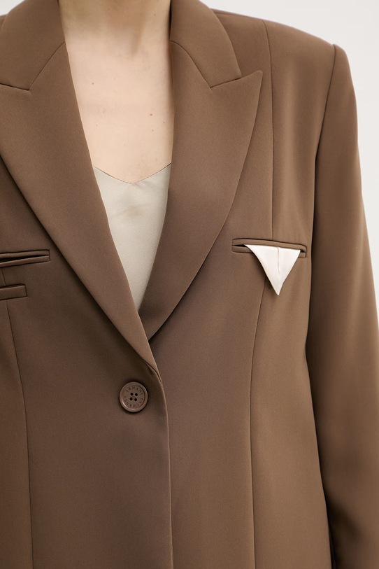 Armani Exchange marynarka damska brązowy XW001938.AF21529