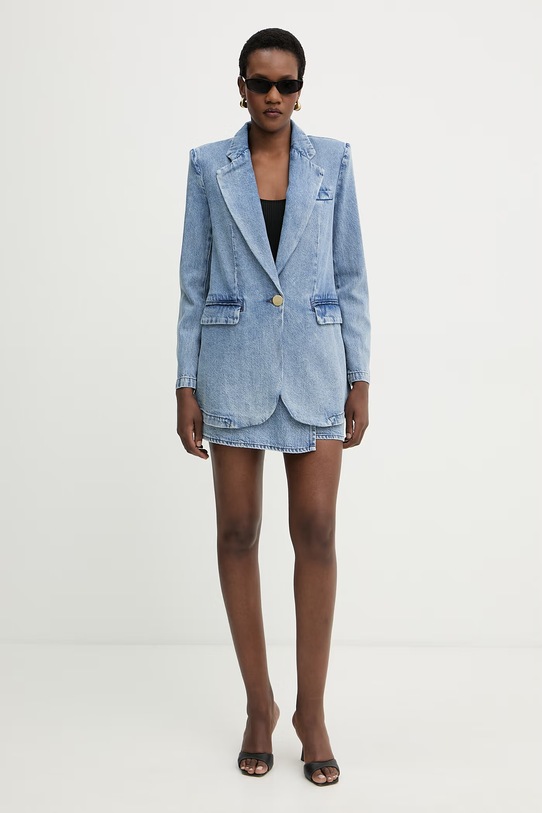 Armani Exchange enoredni suknjič ženski denim XW002262.AF21338 modra SS26