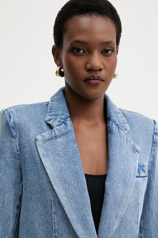 Armani Exchange enoredni suknjič ženski denim modra XW002262.AF21338