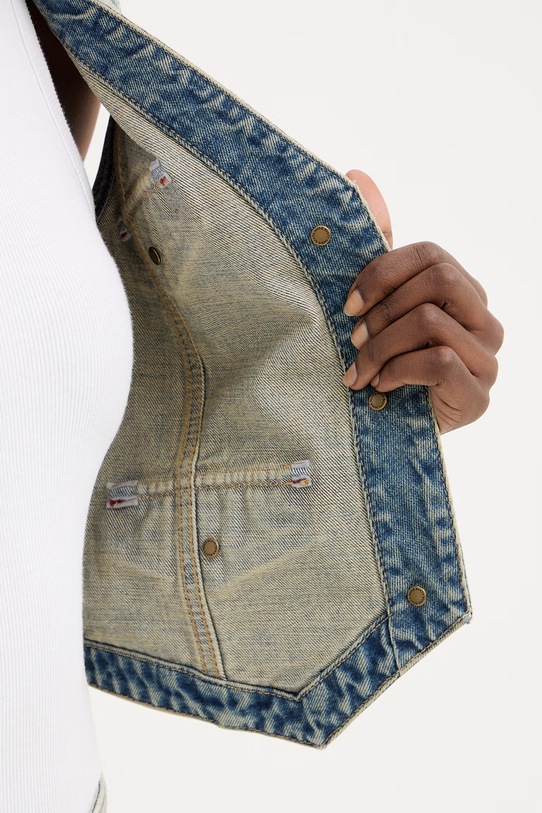 Traper prsluk Miss Sixty 6M1WJ46000 plava