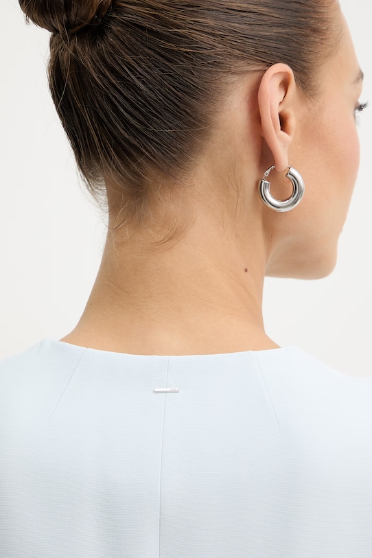 BOSS dámska jednoradová vesta z viskózy Julinial 50557416 modrá