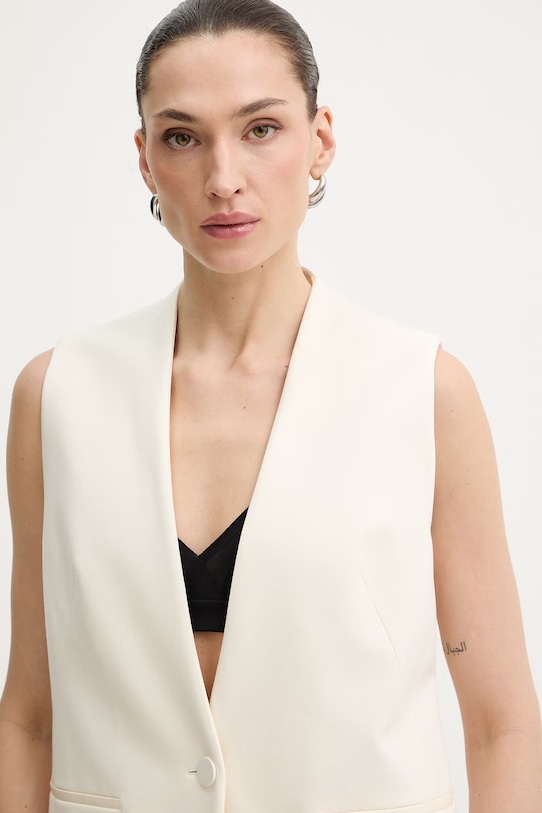 BOSS mellény Jemmania bézs 50557418